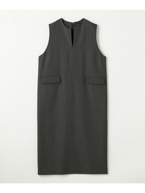 【L'EQUIPE】TWドビードスキンノースリーブワンピース 詳細画像 ブラック 5