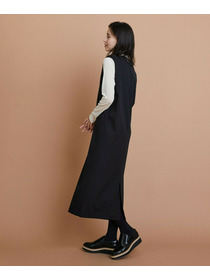 【L'EQUIPE】TWドビードスキンノースリーブワンピース 詳細画像 ブラック 7