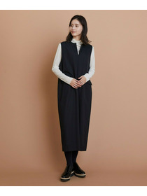 【L'EQUIPE】TWドビードスキンノースリーブワンピース 詳細画像 ブラック 8