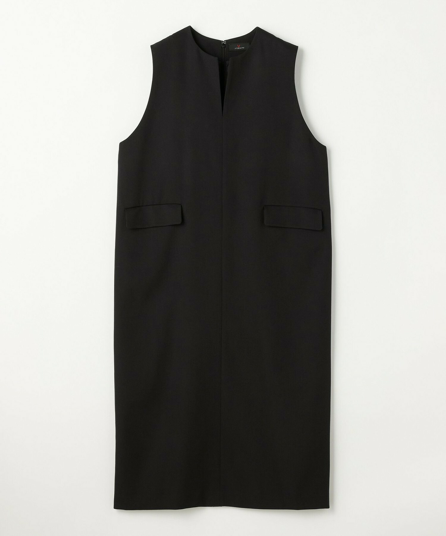 【L'EQUIPE】TWドビードスキンノースリーブワンピース 詳細画像 ブラック 14