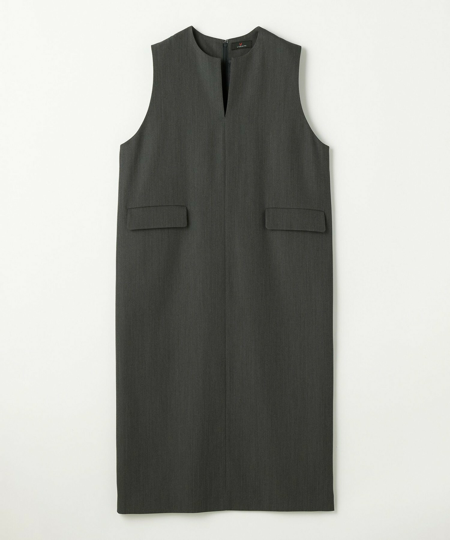 【L'EQUIPE】TWドビードスキンノースリーブワンピース 詳細画像 ブラック 15