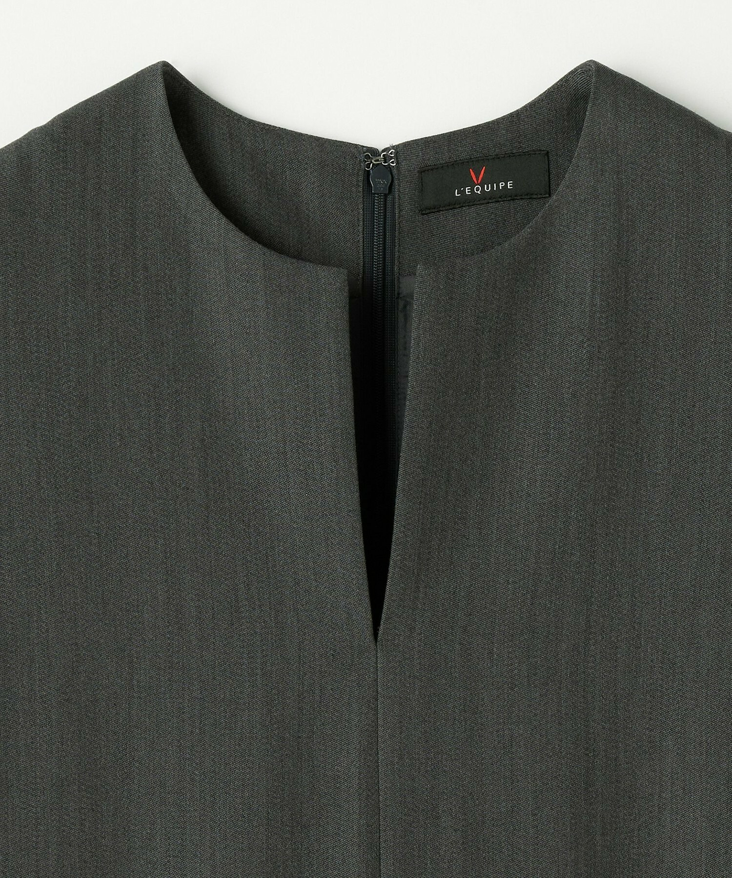 【L'EQUIPE】TWドビードスキンノースリーブワンピース 詳細画像 ブラック 17