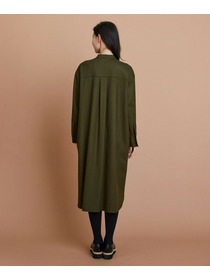 【L'EQUIPE】2/60フラノシャツワンピース 詳細画像 ブラウン 11