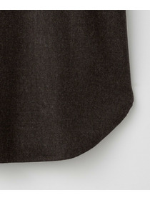 【L'EQUIPE】2/60フラノシャツワンピース 詳細画像 ブラウン 18