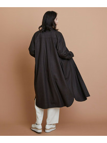 【L'EQUIPE】2/60フラノシャツワンピース 詳細画像 ブラウン 4