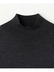 【L'EQUIPE】ウール梳毛＆ウール混トロピカルワンピース 詳細画像 グレー×ブラック 22