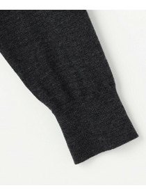 【L'EQUIPE】ウール梳毛＆ウール混トロピカルワンピース 詳細画像 グレー×ブラック 26