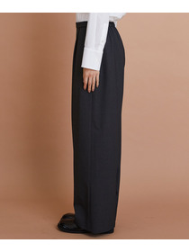 【L'EQUIPE】ウォッシャブルTR2wayストレートパンツ 詳細画像 チャコールグレー 12