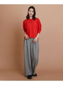 【L'EQUIPE】TWビエラワイドパンツ 詳細画像 ブラック 4