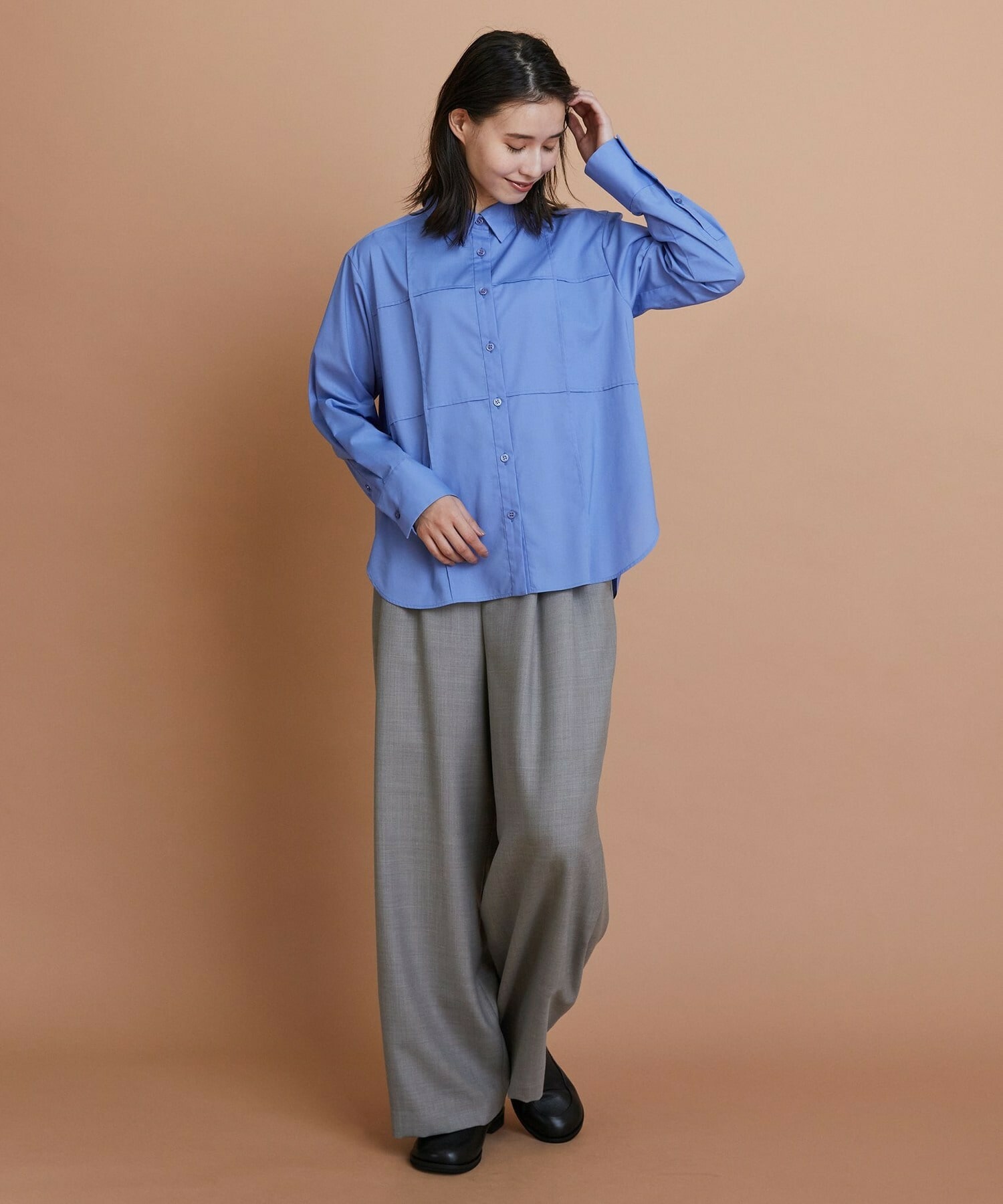 【L'EQUIPE】TWビエラワイドパンツ 詳細画像 ブラック 10