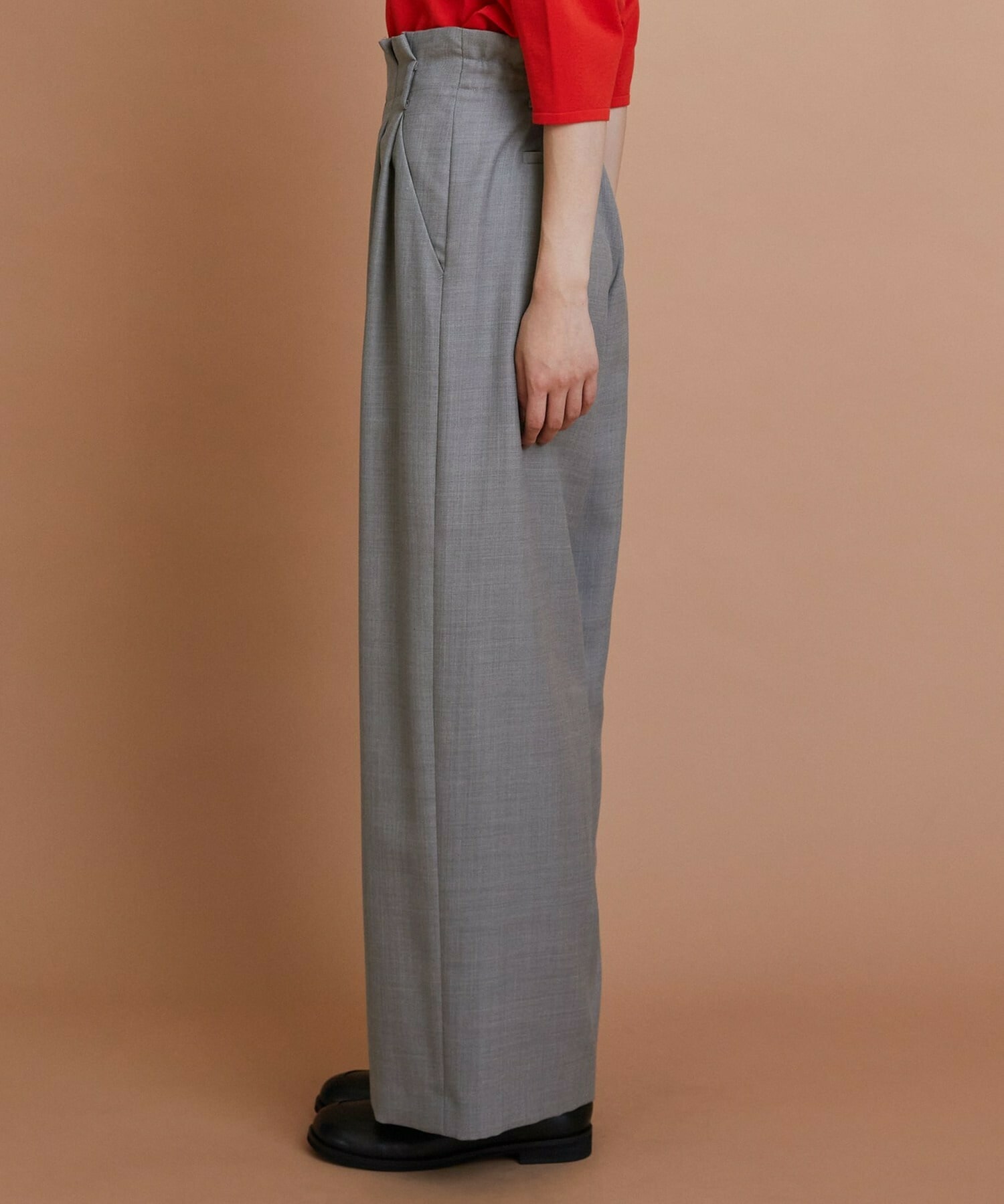 【L'EQUIPE】TWビエラワイドパンツ 詳細画像 ブラック 14