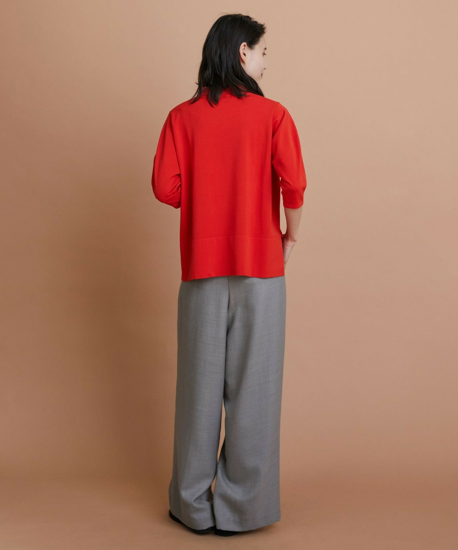 【L'EQUIPE】TWビエラワイドパンツ 詳細画像 ブラック 5