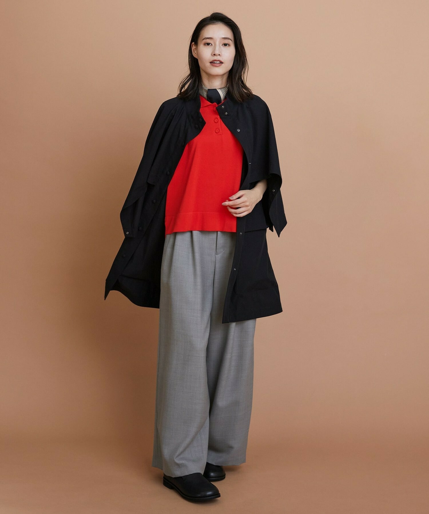 【L'EQUIPE】TWビエラワイドパンツ 詳細画像 ブラック 7