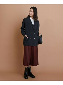 【L'EQUIPE】ウールサキソニーハーフパンツ 詳細画像 ブラック 28