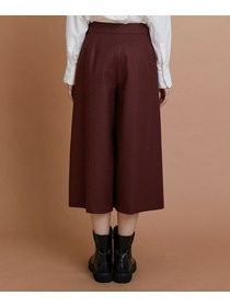 【L'EQUIPE】ウールサキソニーハーフパンツ 詳細画像 ブラック 32