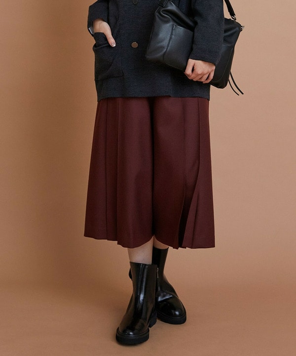 【L'EQUIPE】ウールサキソニーハーフパンツ