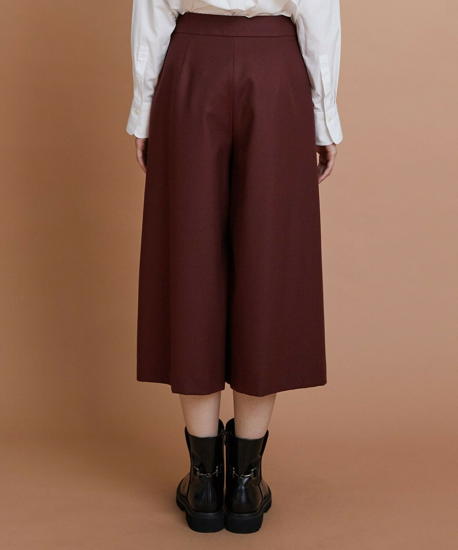 【L'EQUIPE】ウールサキソニーハーフパンツ 詳細画像 ブラック 32