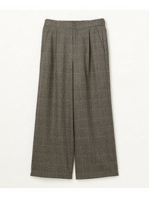 【L'EQUIPE】［eclat 2025年11月号掲載商品］ウールサキソニーストレートパンツ 詳細画像 チャコールグレー 14