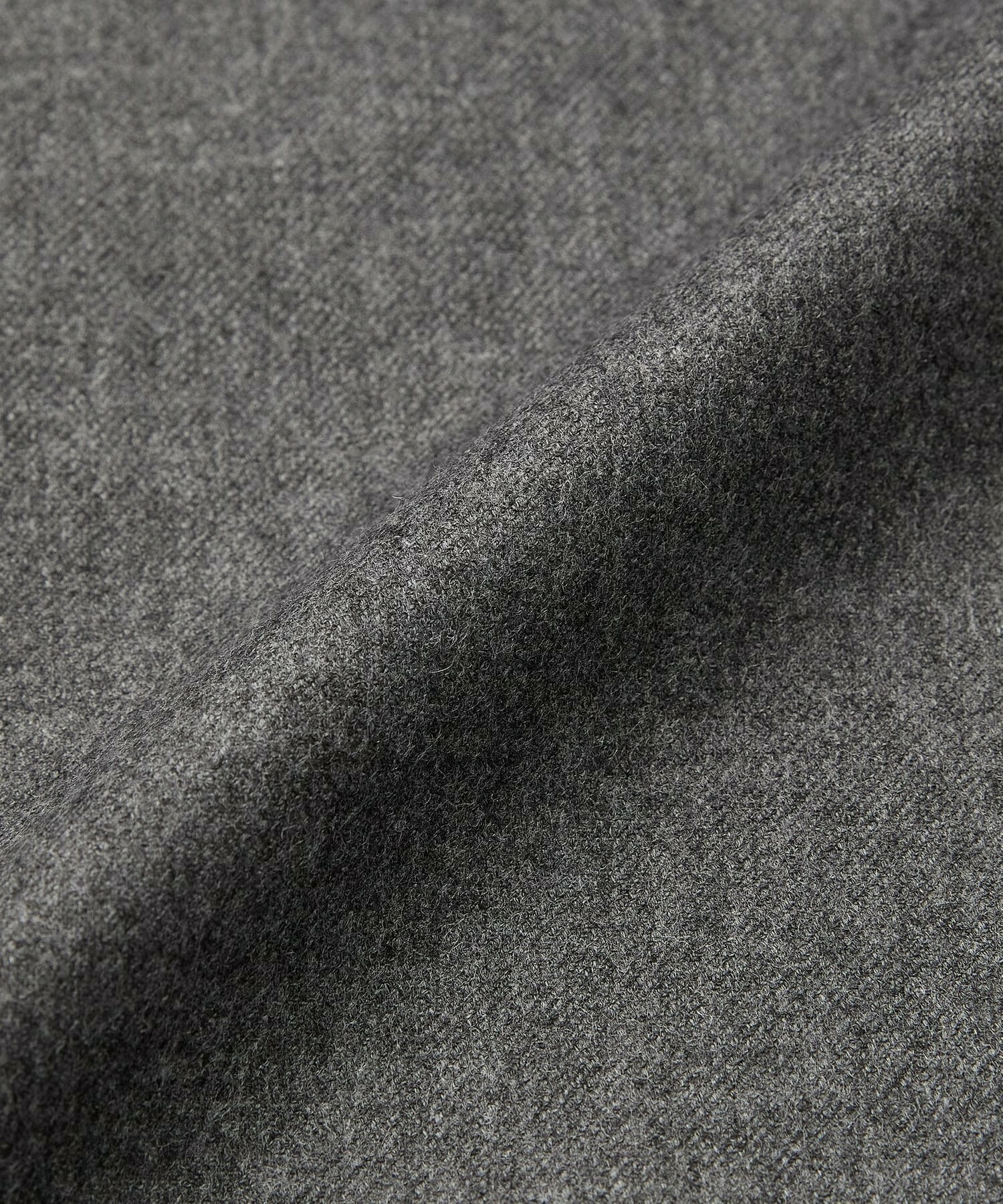 【L'EQUIPE】［eclat 2025年11月号掲載商品］ウールサキソニーストレートパンツ 詳細画像 チャコールグレー 35