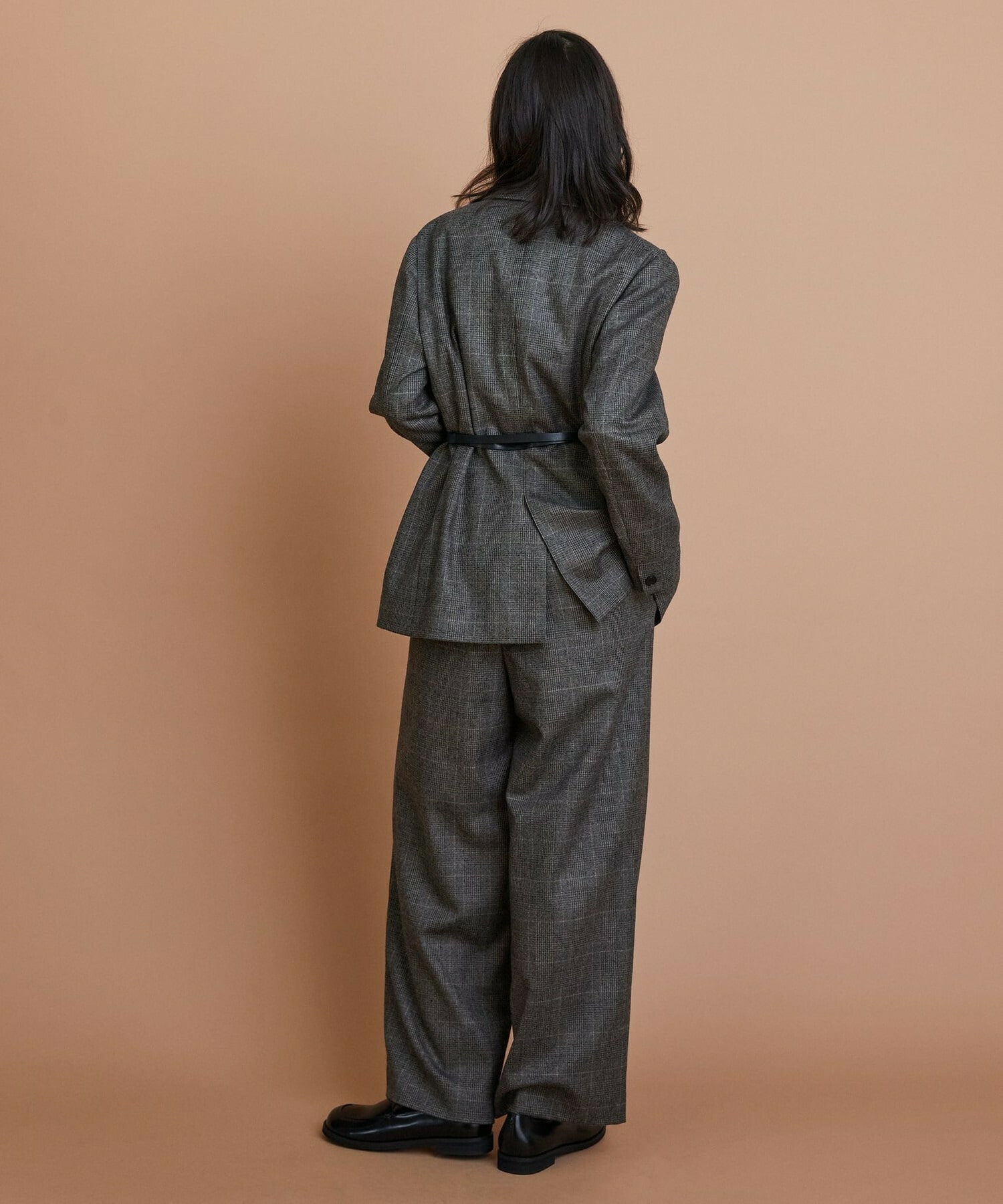 eclat 2025年11月号掲載商品］ウールサキソニーストレートパンツ