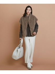 【L'EQUIPE】［eclat 2025年11月号掲載商品］クラシックドリルパンツ 詳細画像 ホワイト 1