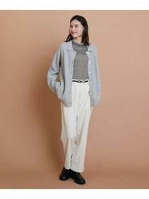 【L'EQUIPE】［eclat 2025年11月号掲載商品］クラシックドリルパンツ 詳細画像 ホワイト 12