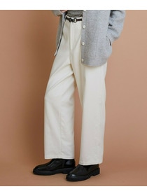 【L'EQUIPE】［eclat 2025年11月号掲載商品］クラシックドリルパンツ 詳細画像 ホワイト 14