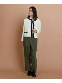 【L'EQUIPE】［eclat 2025年11月号掲載商品］クラシックドリルパンツ 詳細画像 ホワイト 17