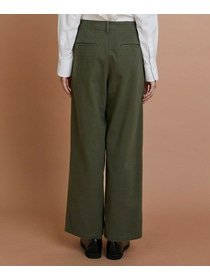 【L'EQUIPE】［eclat 2025年11月号掲載商品］クラシックドリルパンツ 詳細画像 ホワイト 23