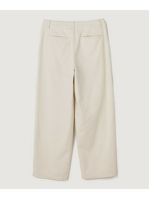 【L'EQUIPE】［eclat 2025年11月号掲載商品］クラシックドリルパンツ 詳細画像 ホワイト 26