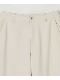 【L'EQUIPE】［eclat 2025年11月号掲載商品］クラシックドリルパンツ 詳細画像 ホワイト 27