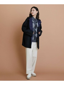 【L'EQUIPE】［eclat 2025年11月号掲載商品］クラシックドリルパンツ 詳細画像 ホワイト 7