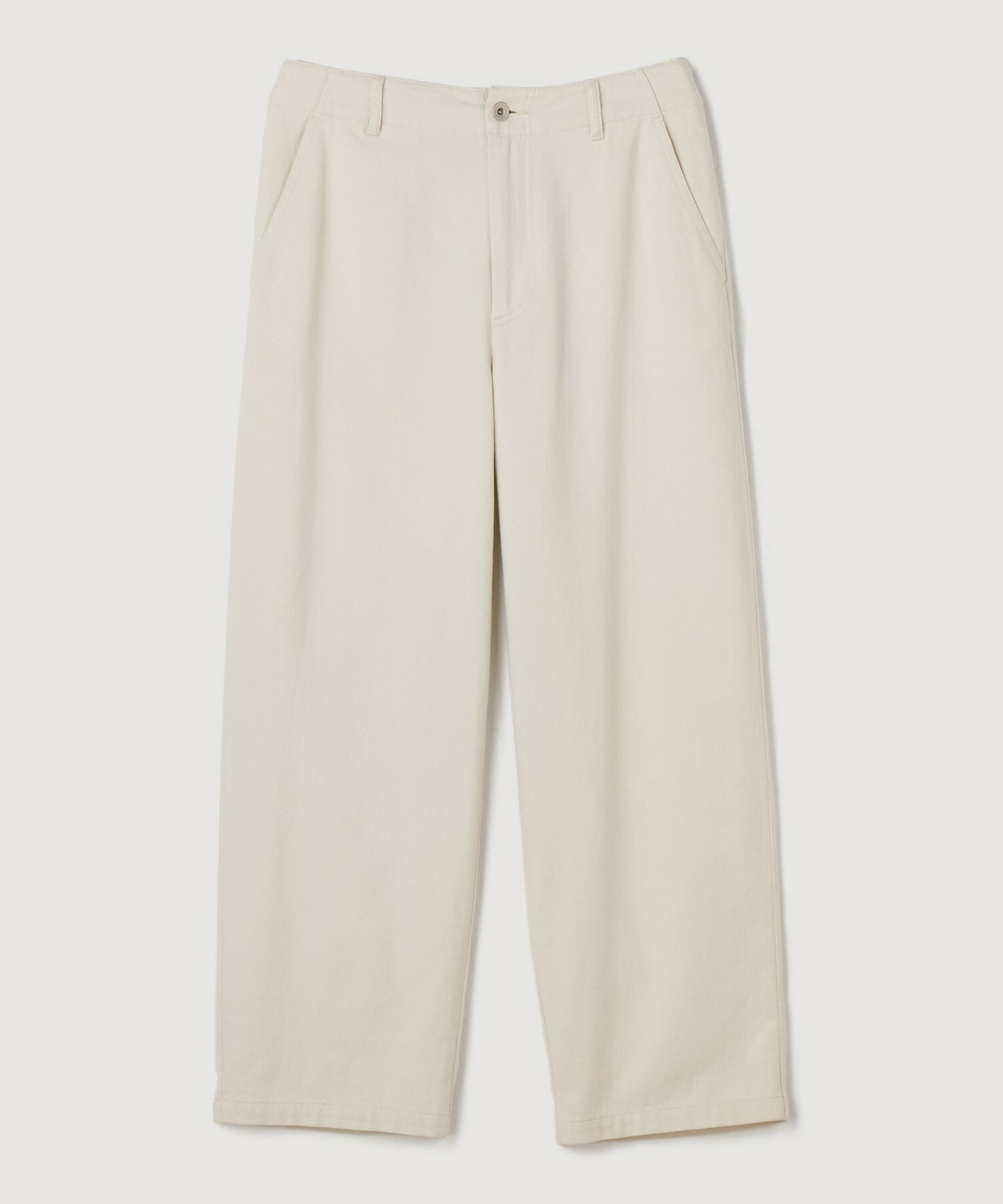 【L'EQUIPE】［eclat 2025年11月号掲載商品］クラシックドリルパンツ 詳細画像 ホワイト 25