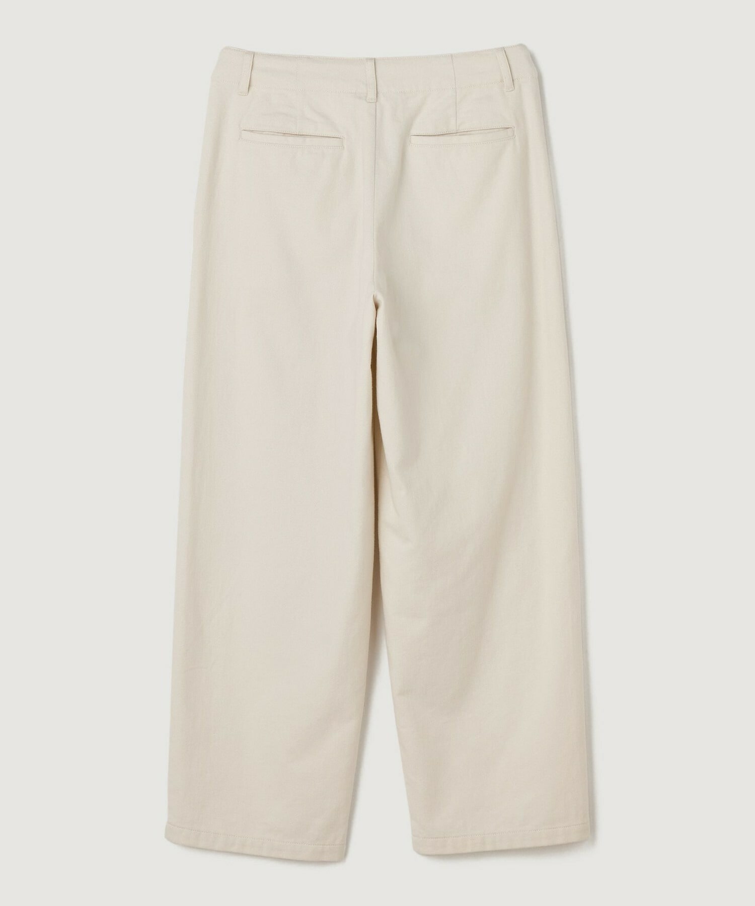 【L'EQUIPE】［eclat 2025年11月号掲載商品］クラシックドリルパンツ 詳細画像 ホワイト 26