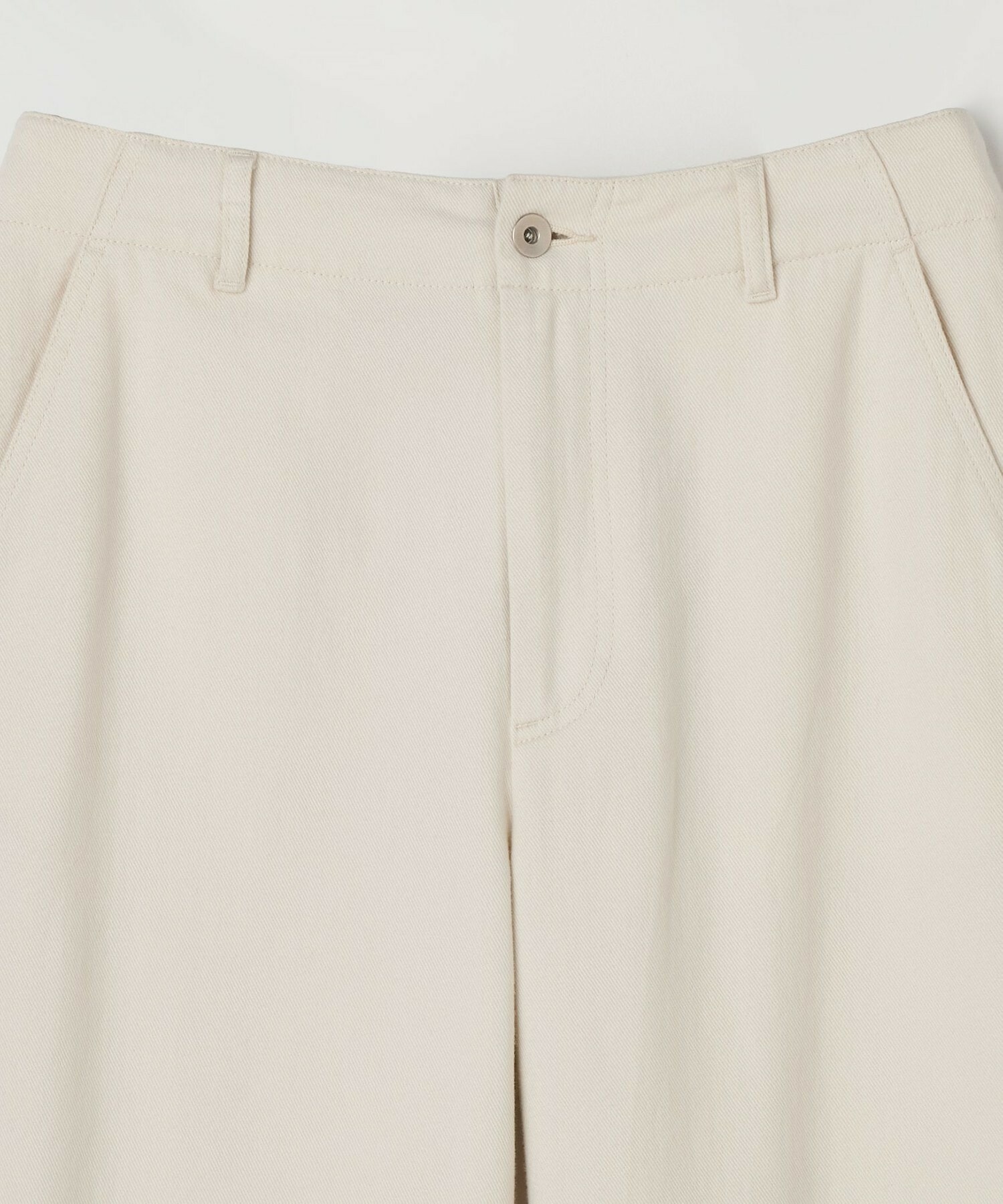 【L'EQUIPE】［eclat 2025年11月号掲載商品］クラシックドリルパンツ 詳細画像 ホワイト 27