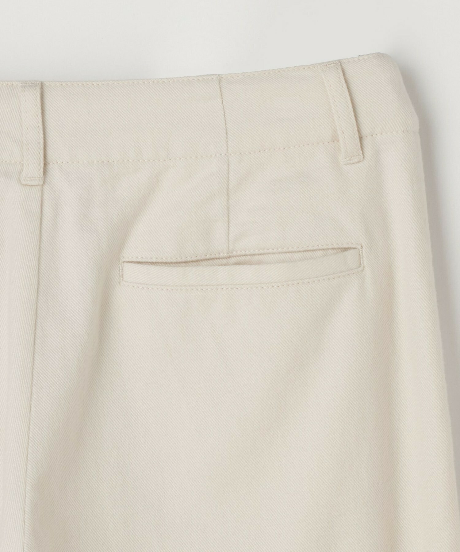 【L'EQUIPE】［eclat 2025年11月号掲載商品］クラシックドリルパンツ 詳細画像 ホワイト 29