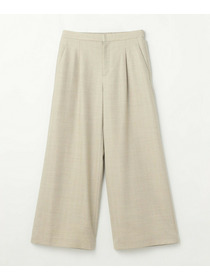 【L'EQUIPE】［eclat 2025年11月号掲載商品］ヘリンボーンサキソニーパンツ 詳細画像 ベージュ 13