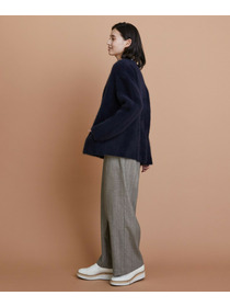 【L'EQUIPE】［eclat 2025年11月号掲載商品］ヘリンボーンサキソニーパンツ 詳細画像 ベージュ 22