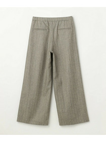 【L'EQUIPE】［eclat 2025年11月号掲載商品］ヘリンボーンサキソニーパンツ 詳細画像 ベージュ 25