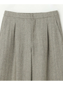 【L'EQUIPE】［eclat 2025年11月号掲載商品］ヘリンボーンサキソニーパンツ 詳細画像 ベージュ 26