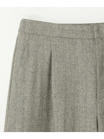 【L'EQUIPE】［eclat 2025年11月号掲載商品］ヘリンボーンサキソニーパンツ 詳細画像 ベージュ 27