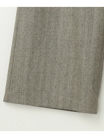 【L'EQUIPE】［eclat 2025年11月号掲載商品］ヘリンボーンサキソニーパンツ 詳細画像 ベージュ 29