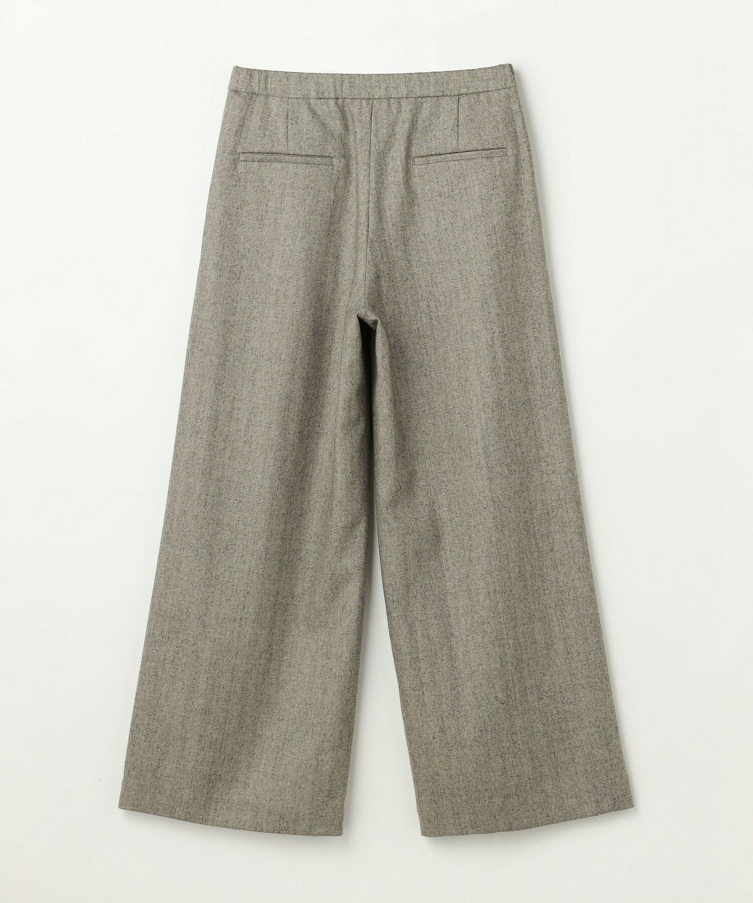 【L'EQUIPE】［eclat 2025年11月号掲載商品］ヘリンボーンサキソニーパンツ 詳細画像 ベージュ 25