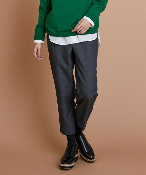 【L'EQUIPE】TWドビースキンテーパードパンツ