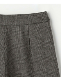 【L'EQUIPE】ウールサキソニーチェックハーフパンツ 詳細画像 チェック 3