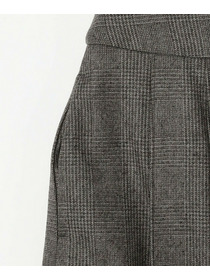 【L'EQUIPE】ウールサキソニーチェックハーフパンツ 詳細画像 チェック 4