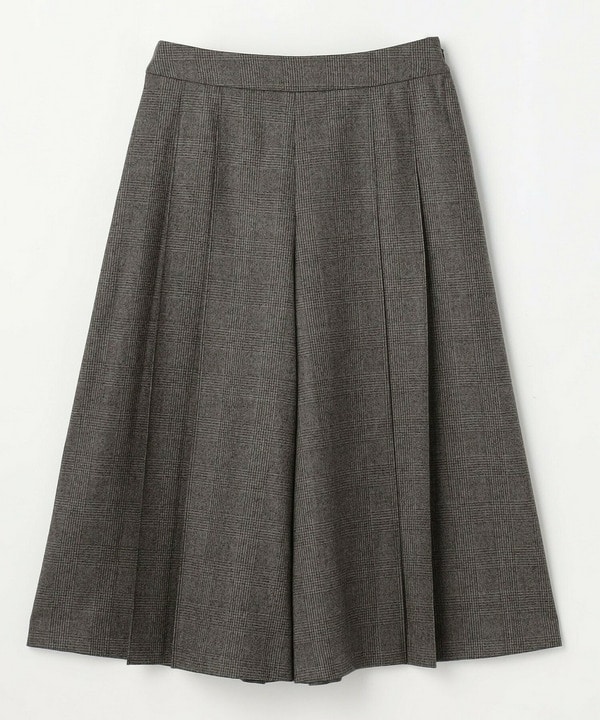 【L'EQUIPE】ウールサキソニーチェックハーフパンツ