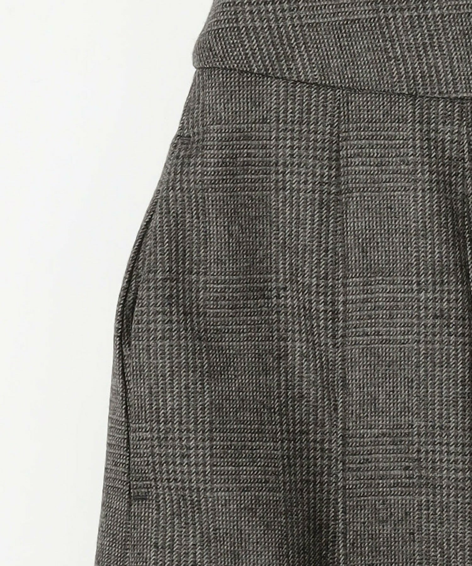 【L'EQUIPE】ウールサキソニーチェックハーフパンツ 詳細画像 チェック 4