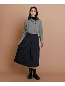 【L'EQUIPE】シャイニータフタスカート 詳細画像 ブラック 13