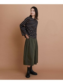 【L'EQUIPE】シャイニータフタスカート 詳細画像 ブラック 2